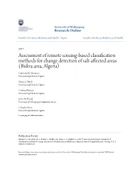 Assessment of Remote Sensing-Based Classification Methods for Change Detection of Salt-Affected Areas (Biskra Area, Algeria) Gabriela M