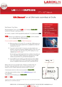 Crufts 2019 Order Form
