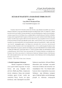 SEJARAH MASUKNYA HABAIB KE INDRAMAYU Shaleh Afif : Guru SMA-IT Madinatul Ulum Email :Shalehafifreal@Gmail.Com