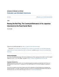 The Continued Relevance of the Japanese Internment in the Post-Hamdi World