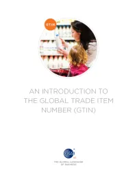 Global Trade Item Number (Gtin)