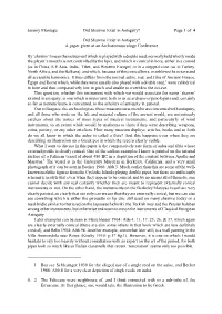 Jeremy Montagu Did Shawms Exist in Antiquity? Page 1 of 4 1 but See