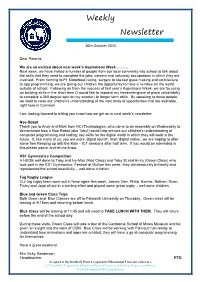 Weekly Newsletter