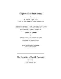 Eigenvector Radiosity