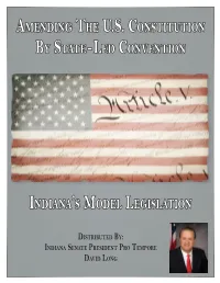 Amending the U.S. Constitution by State-Led Convention