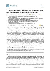 An Assessment of the Influence of Host Species, Age, and Thallus Part