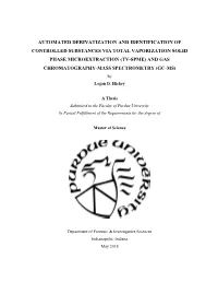 Automated Derivatization and Identification Of