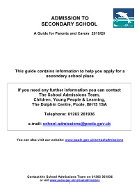 2019-20 Parents Guide Secondary (1).Pdf