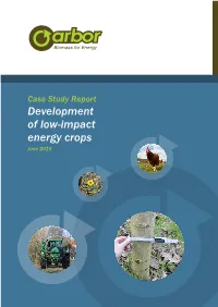 Development of Low-Impact Energy Crops June 2015 Improving Sustainable Biomass Utilisation in North West Europe