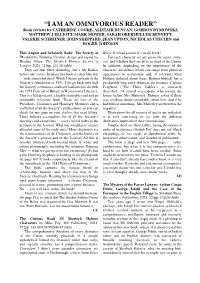 I Am an Omnivorous Reader 5975W