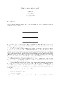 Mathematics of Sudoku II