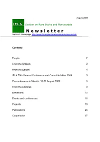 N E W S L E T T E R Section's Homepage