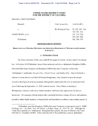 Case 1:16-Cv-00126-RC Document 275 Filed 07/15/16 Page 1 of 74