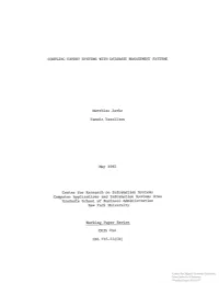 Coupling Expert Systems with Database Management Systems