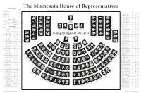 Minnesota House of Representatives Seating Chart