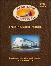 Training/Sales Manual