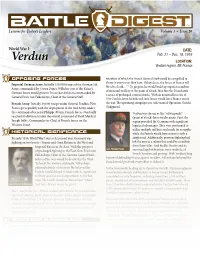 Verdun, Falkenhayn Seems to Have Ignored the Probability of Heavy German Casualties