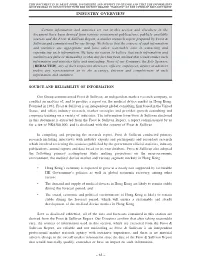 Industry Overview