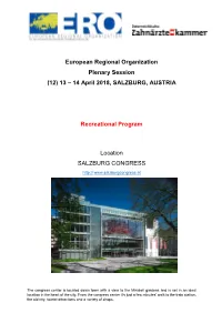 Recreational Program ERO Salzburg 2018