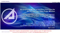 Van Allen Probe Daily Flux Model