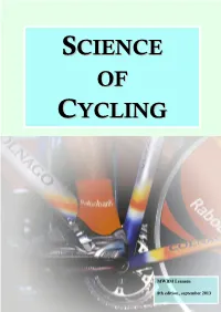 Chapter 3 the Physics of Cycling
