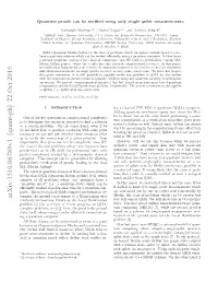 Quantum Proofs Can Be Verified Using Only Single Qubit Measurements