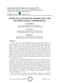 Study on Concept of Smart City and Its Structural Components