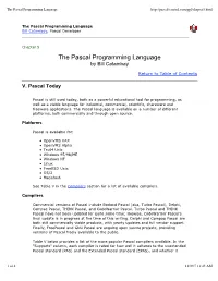 The Pascal Programming Language