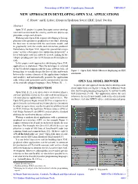 Thpab137 New Approach in Developing Open Xal Applications