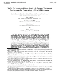 2020 to 2021 Overview