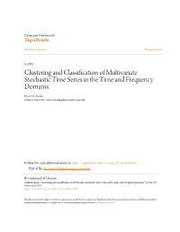 Clustering and Classification of Multivariate Stochastic Time Series