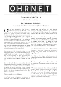 PARSHA INSIGHTS by Rabbi Yaakov Asher Sinclair