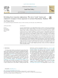 Revisiting Forest Transition Explanations the Role Of