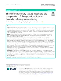 The Different Dietary Sugars Modulate The
