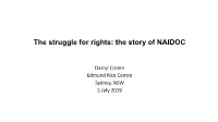 The Struggle for Rights: the Story of NAIDOC
