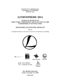 Lithosphere 2014