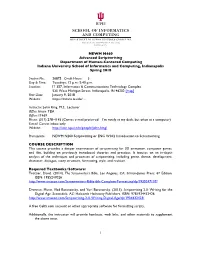 NEWM-N-460-Advanced Scriptwriting-SPR2018