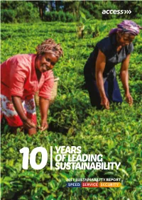 2017 Sustainability Report Contents Tables