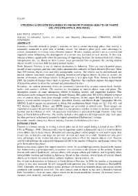 Co-297 Utilizing Satellite Imageries to Promote