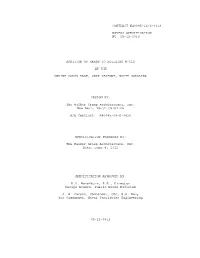 Contract N40085-12-B-0019 Navfac Specification No. 05