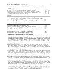 Curriculum Vitae 1