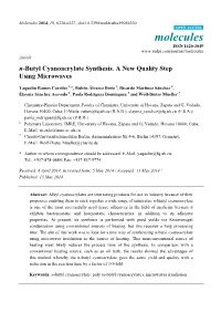 N-Butyl Cyanoacrylate Synthesis. a New Quality Step Using Microwaves