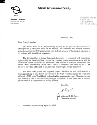 Project Appraisal Document (For CEO Endorsement)