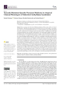 Towards Mutation-Specific Precision Medicine in Atypical Clinical