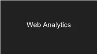 Web Analytics Who Am I?
