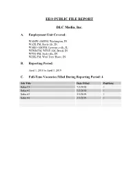 Eeo Public File Report