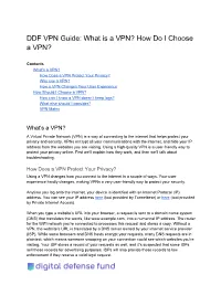 How Do I Choose a VPN?