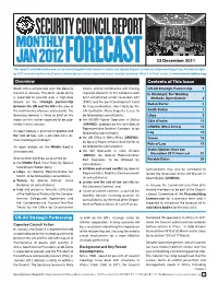 Security Council Report