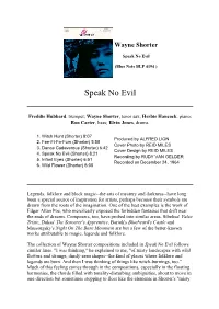 Speak No Evil