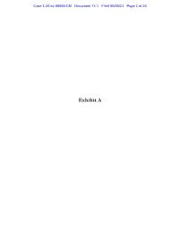 Exhibit a Case 1:20-Cv-08899-CM Document 74-1 Filed 05/05/21 Page 2 of 20